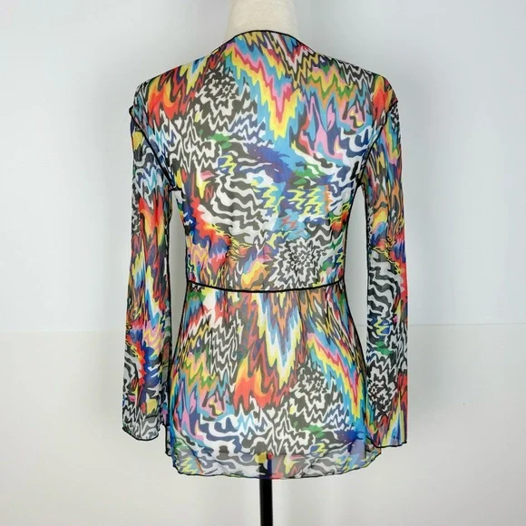 Multicolour mesh top - Picture 7 of 9